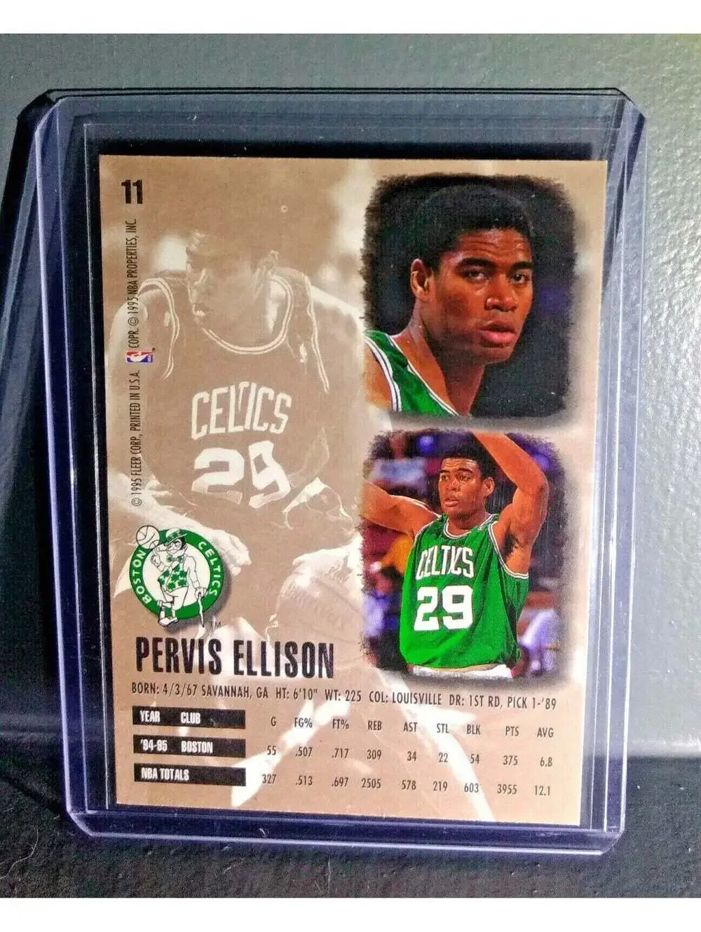 1995-96 Pervis Ellison Fleer Ultra #11 Basketball Card